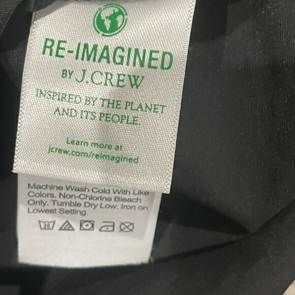 J. Crew Black Perfect Lightweight Rain Utility Jacket Hooded Womens Size XXS - Picture 16 of 16